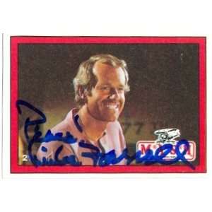 Mike Farrell Autographed/Hand Signed trading card Mash