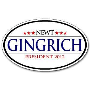 NEWT GINGRICH for President 2012 Election   Bumper Sticker