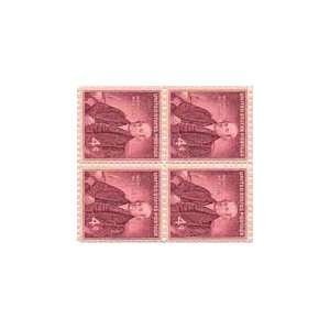 Noah Webster Set of 4 X 4 Cent Us Postage Stamps Scot #1121a