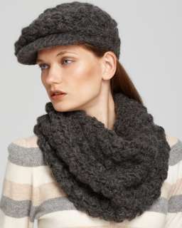 MICHAEL Michael Kors Handknit Textured Newsboy and Single Infinity 