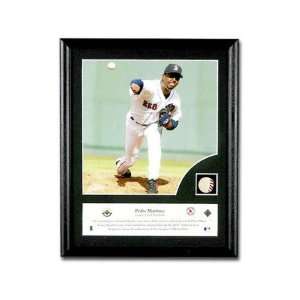 Pedro Martinez Boston Red Sox 2002 MLB Piece of the Action Plaque