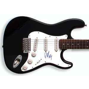 Peter Buck Autographed Signed Guitar & Proof REM