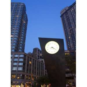  Timesculpture by Artist Philip Johnson, at Lincoln Center 