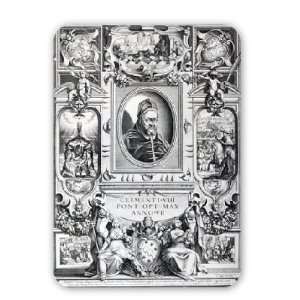  Pope Clement VIII, surrounded by scenes from   Mouse Mat 