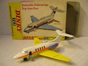 Dinky Toys Hawker Siddley HS125 Executive Jet #723  