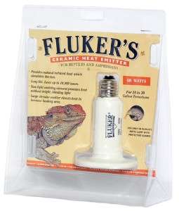 Flukers Reptile Ceramic Heat Emitter Heater Bulb 60W  