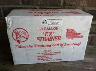 12 Paint Strainer Bags 30 gallon EZ Strainer drawstring 899370000037 