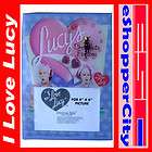 Love Lucy Glass Picture Frame For 4 x 6 Photo w/ Cl