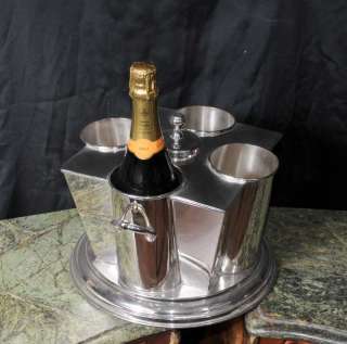 English Silver Plate Wine Champagne Cooler  