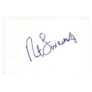 ROBERT FOXWORTH Signed Index Card In Person