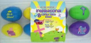 Religious Inspirational Candy Filled Easter Egg Lot Premium Chewy 