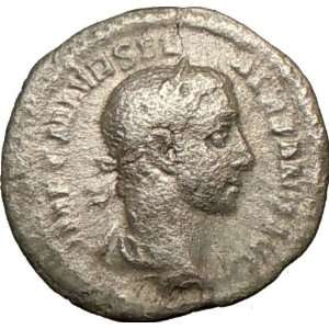 SEVERUS ALEXANDER 227AD Ancient Authentic Silver Roman Coin 