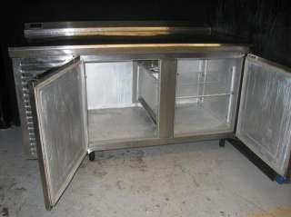 Randell Undercounter 2 Door SS Commercial Cooler Refrigerator  