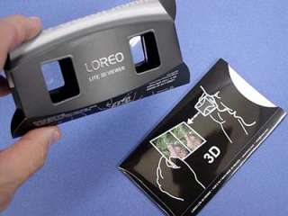 Inexpensive Easy to Use Folding 3D Stereoscope viewer   Loreo  