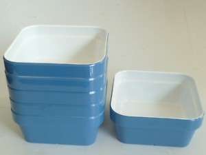   Singapore Airlines plastic dish food serving trays small plate  