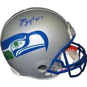 Steve Largent Signed Seahawks Full Size Authentic Helmet   HOF