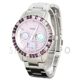 NEW Fossil Watches ES2959 SILVER PINK ES 2959 691464759940  