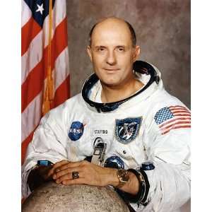  NASA Apollo 10 Commander Thomas P. Stafford 8x10 Silver 