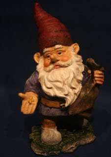 Red Hat Garden Gnome holding Brown Sack
