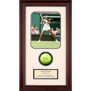 Venus Williams Autographed Tennis Ball Shadowbox