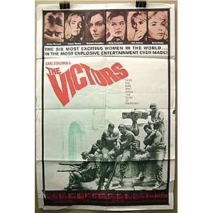    Movie Poster The Victors Vince Edwards F999 