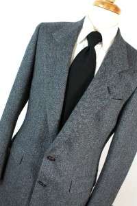 vintage herringbone ALLYN ST GEORGE tweed jacket blazer sport coat sz 