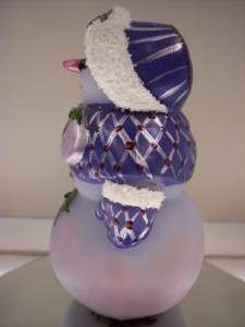   SNOWMAN CPL BLUE BURMESE Periwinkle & Lavender Pearl Attire OOAK