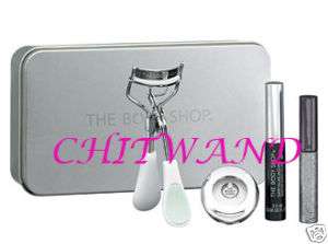 THE BODY SHOP ALL THAT GLITTERS BEAUTY GIFT SET $40 LINER MASCARA 