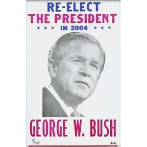  Elect George Bush 2004 14 x 22 Vintage Style Poster 