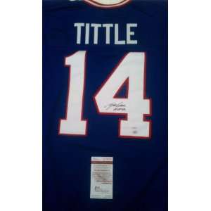  Y.A Tittle Signed New York Giants Jersey 