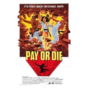  Pay or Die (1960) 27 x 40 Movie Poster Spanish Style A 