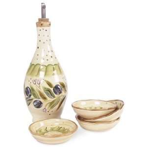   Tabletops Unlimited Provencal Olive Oil Dipping Set