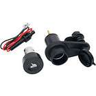 Motorcycle Cigarette Lighter Phone Gps Ipod Charger Bar
