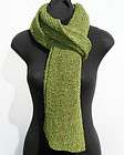 100% pure Irish Wool Donegal Aran Tweed knitted ribbed Scarf 