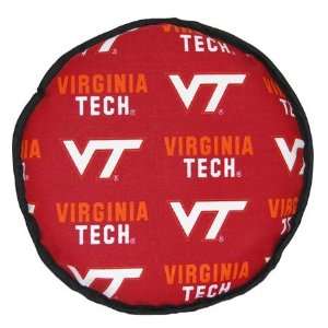  Virginia Tech 9 Fabric Disc Dog Toy