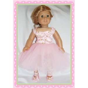  Ballerina Dance Outfit, Fits 18 Inch American Girl Dolls 