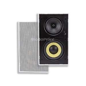  6 1/2 Inches Dual Woofer  Micro Flange In Wall Speaker 