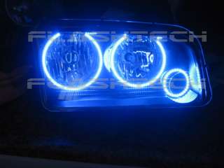 Dodge Charger BLUE Flashtech headlight Halo Halos Eye  