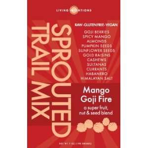  Living Intentions Sprouted Trail Mix, Mango Goji Fire, 6 