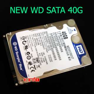 40G 40GB SATA HDD Hard Disk for Laptop Notebook  