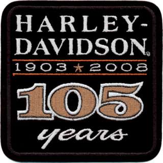HARLEY DAVIDSON 105TH ANNIVERSARY LEGEN D PATCH *USA*  