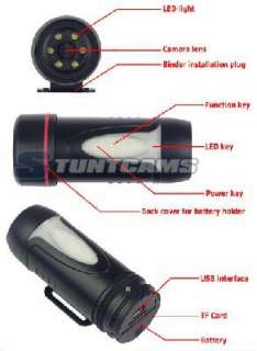 Fire Helmet LED Camera Mini Action Cam ATC3K ATC2K  