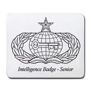  Intelligence Badge Senior Mouse Pad
