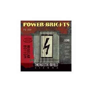  Power Bright Electric Guitar Strings (10 45) Musical Instruments