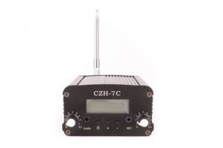 New 7W CZH 7C Low Power Stereo PLL Broadcast FM Radio Transmitter Kit 