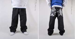 ClotheSpace Mens HipHop Embroidery Jeans Style HP02 W38  