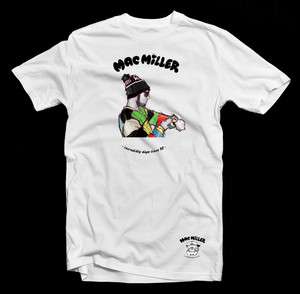Mac Miller Custom T Shirt   new hip hop taylor gang ymcmb whiz khalifa 