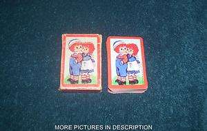   Hallmark Raggedy Ann & Andy Miniature Playing Cards 89BC140 4  