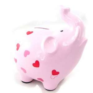  Piggy bank Elephant Créatif love pink.