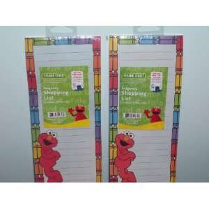  2 Sesame Street Elmo Magnetic Shopping List (Sold As a Set 